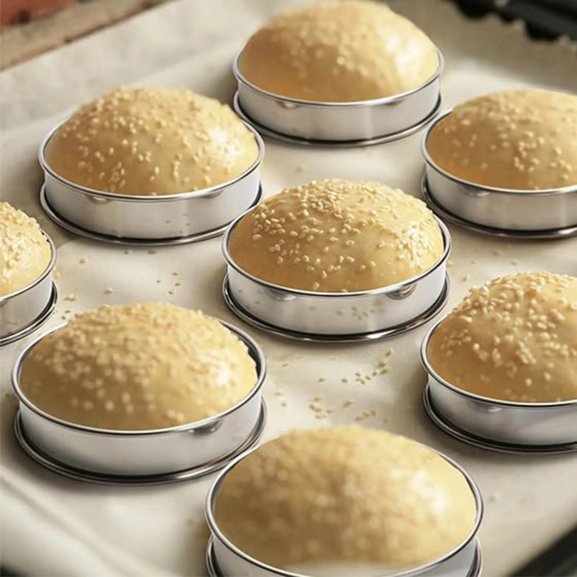 Stainless - steel Round Cake Molds 2