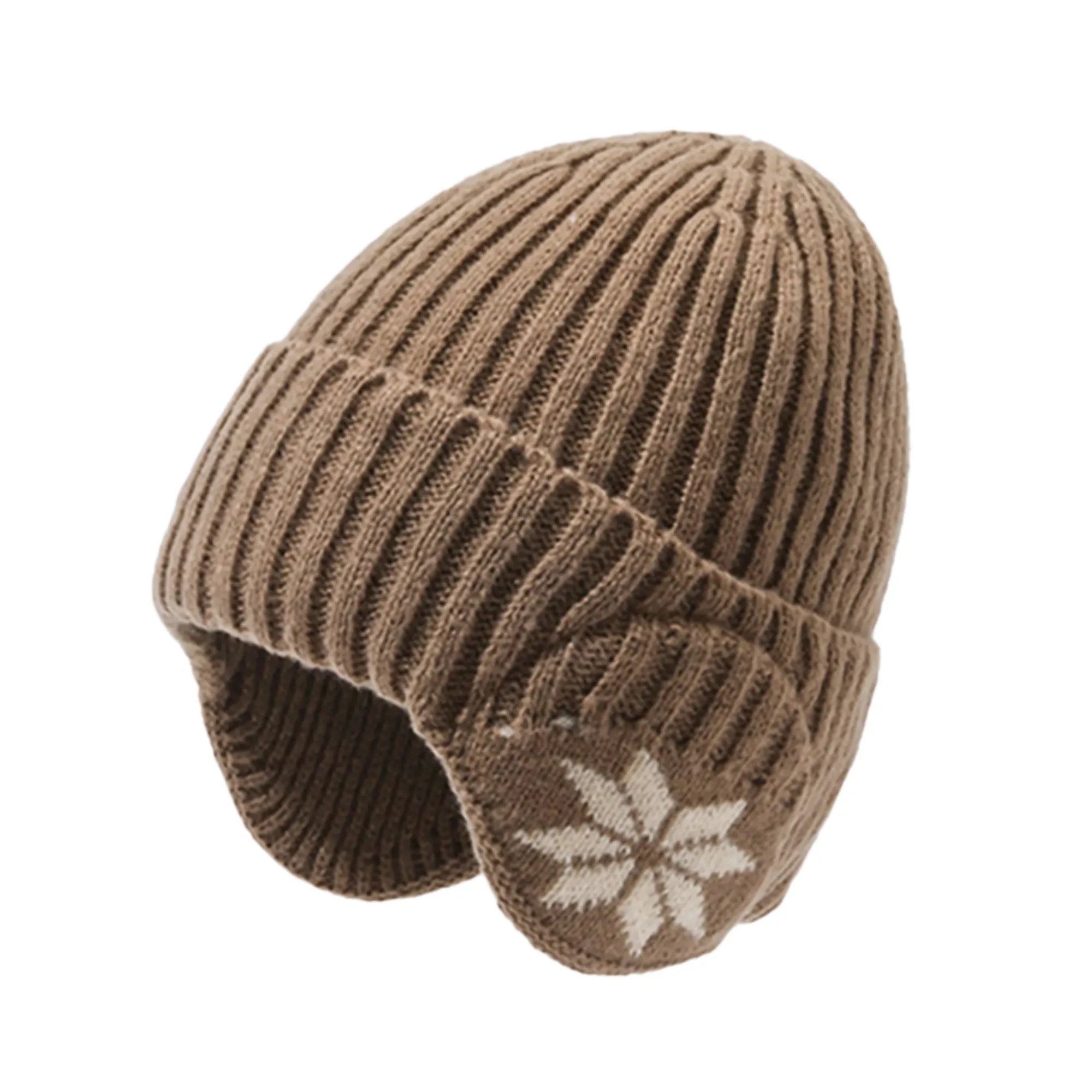 Knitted Wool Hat With Ear Muffs 11