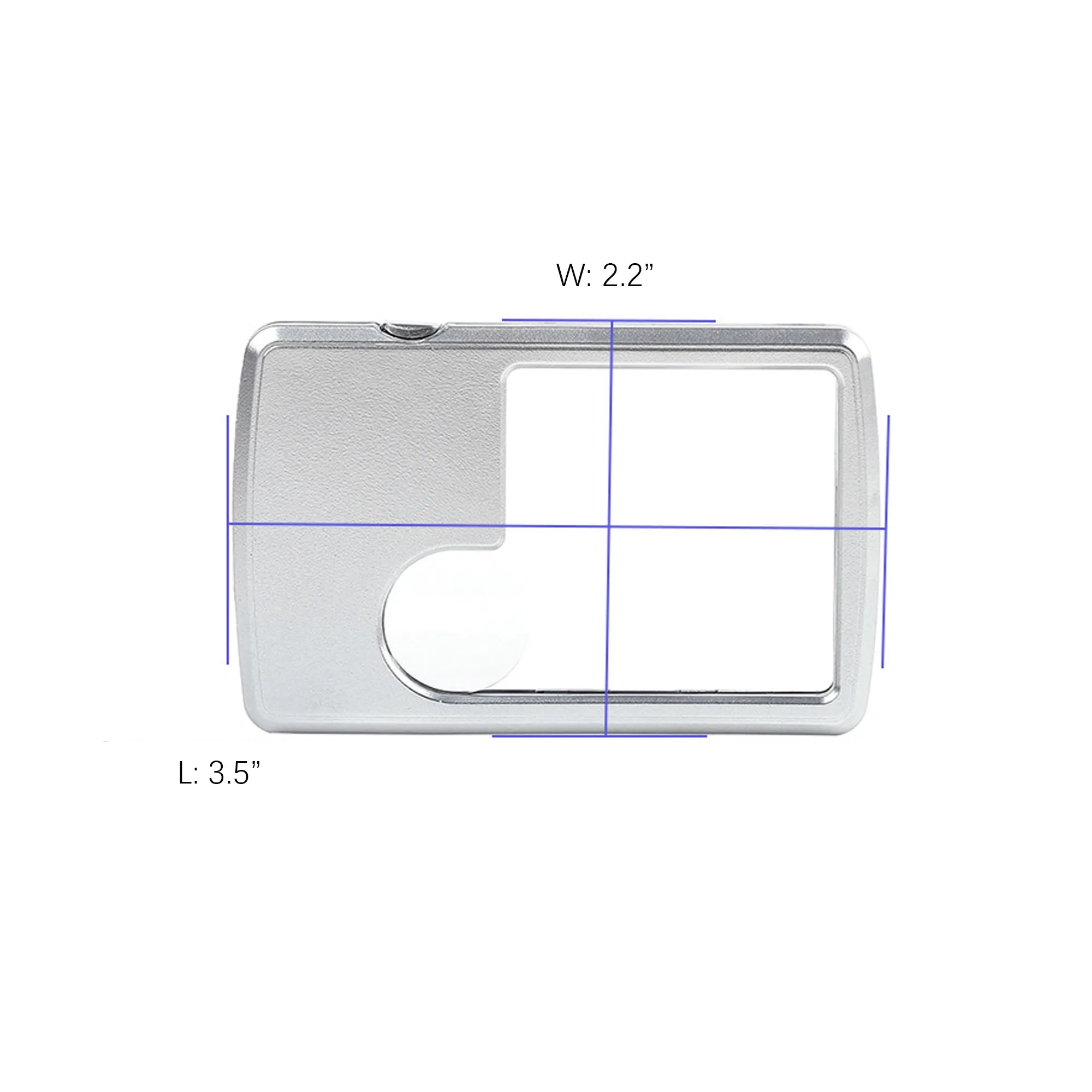 LED Square Pocket Magnifier 3