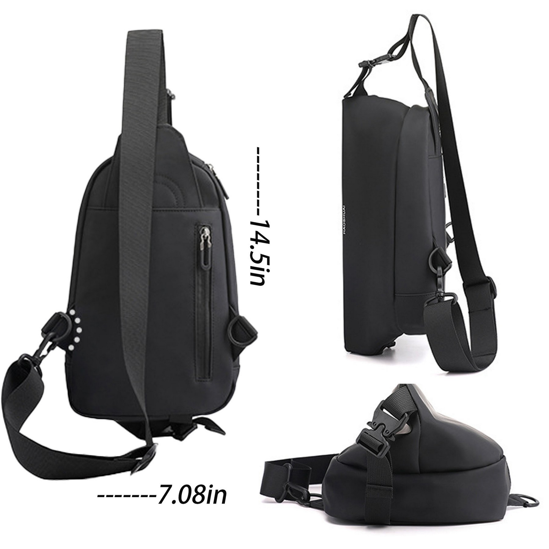Waterproof Simple Lightweight Crossbody Bag 4