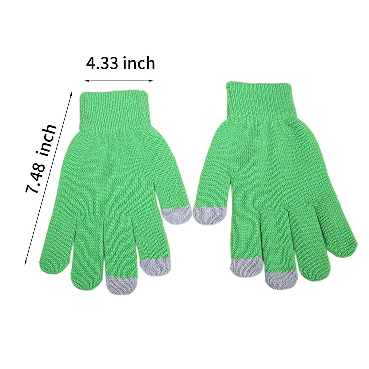 Acrylic Touch Screen Gloves for Winter Outdoor Use 2