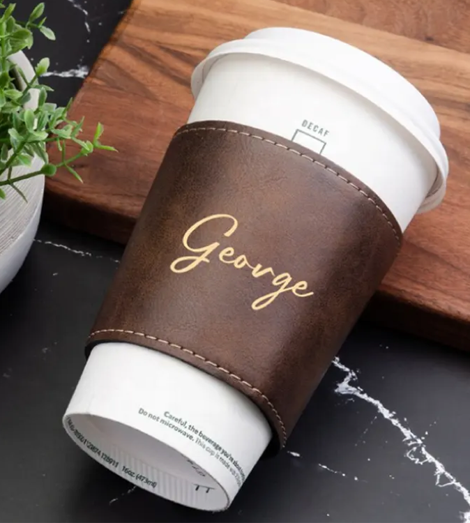 Customizable Insulated Leatherette Sleeve 2