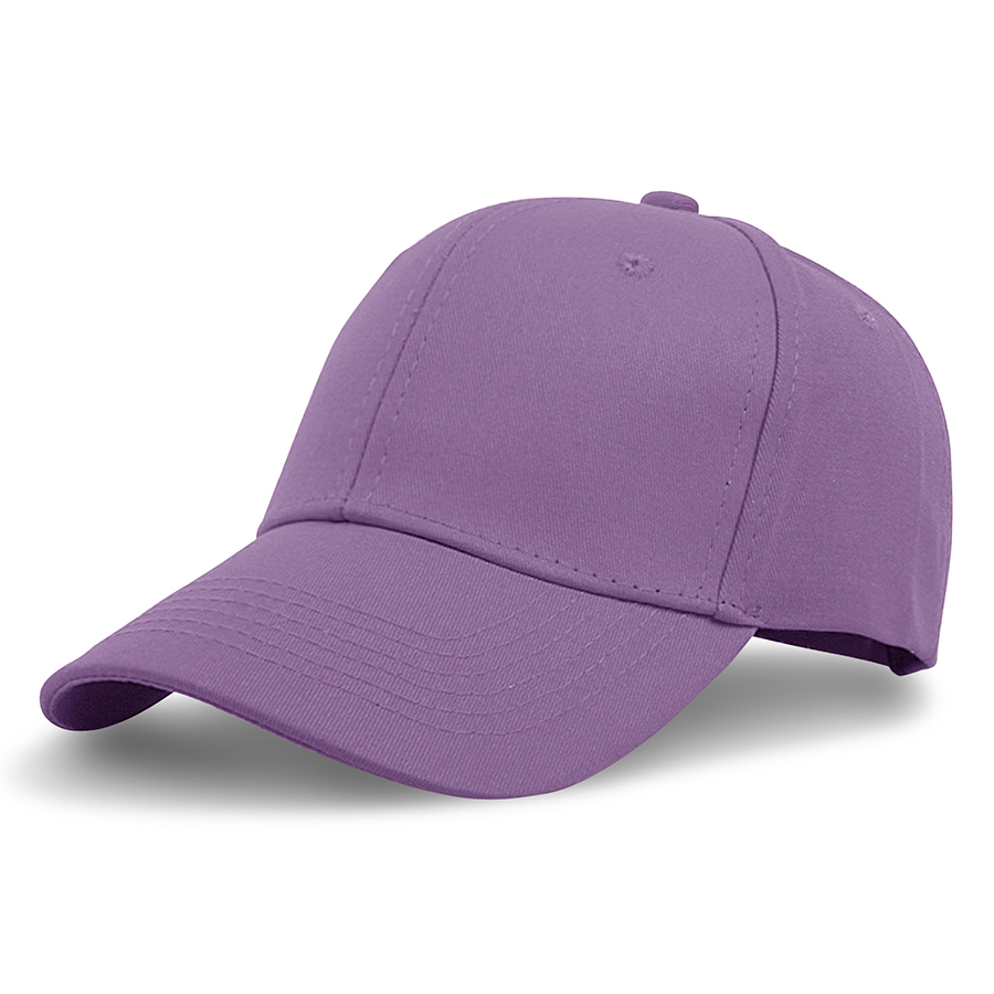Stock Solid Color Cotton 6-Panel Baseball Cap w/ Metal Tuck 7