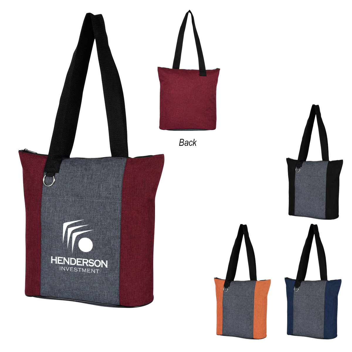 HEATHERED FUN TOTE BAG 13