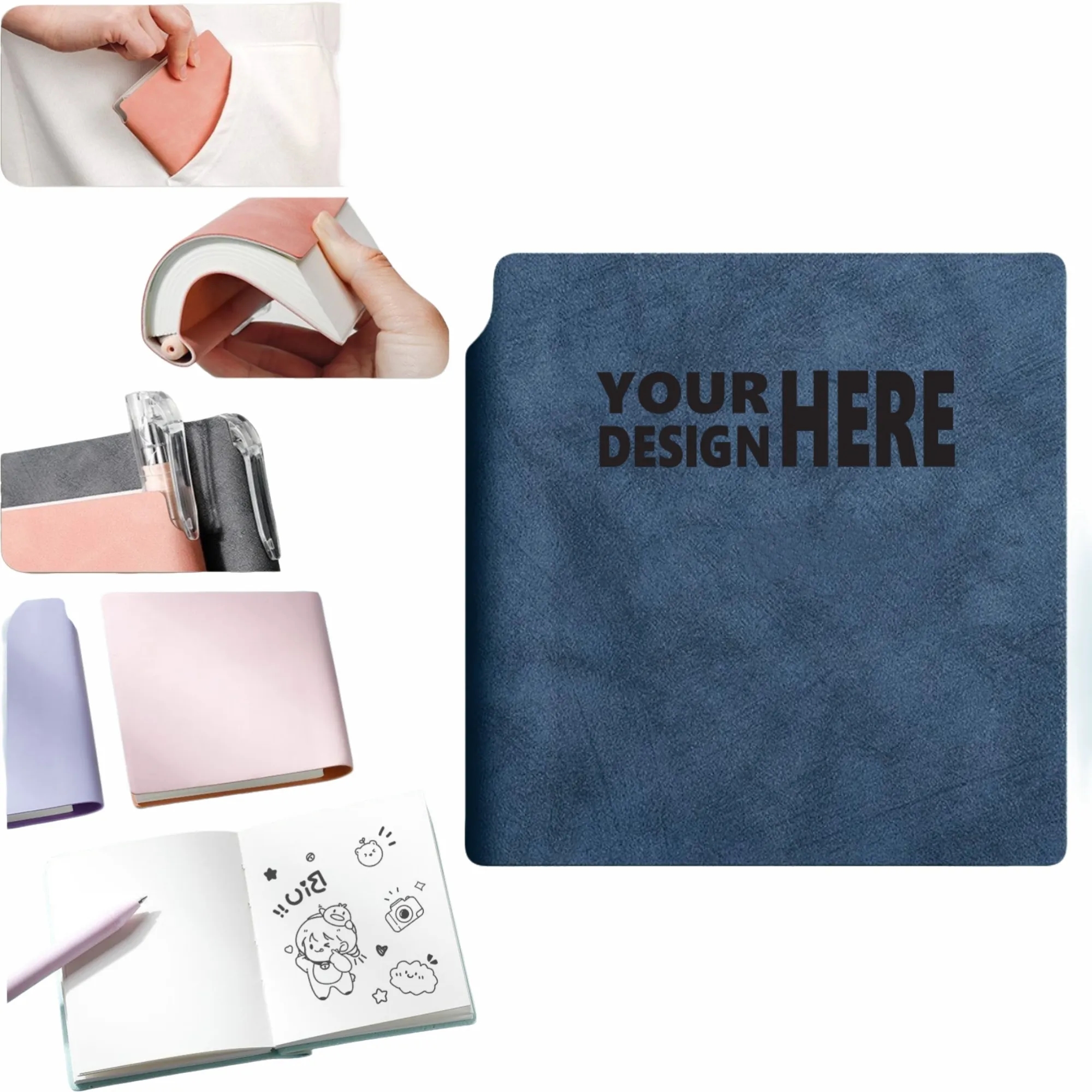 Custom Logo Travel Stamp & Memory Notebook