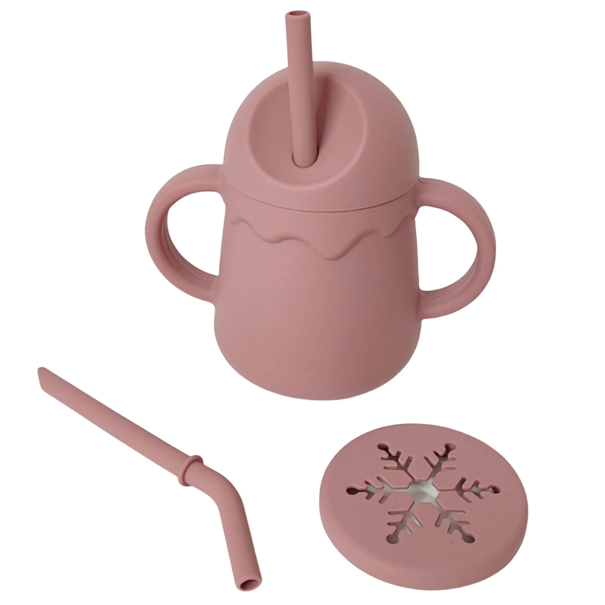 Silicone Baby Double-Handle Drinking Cup 10