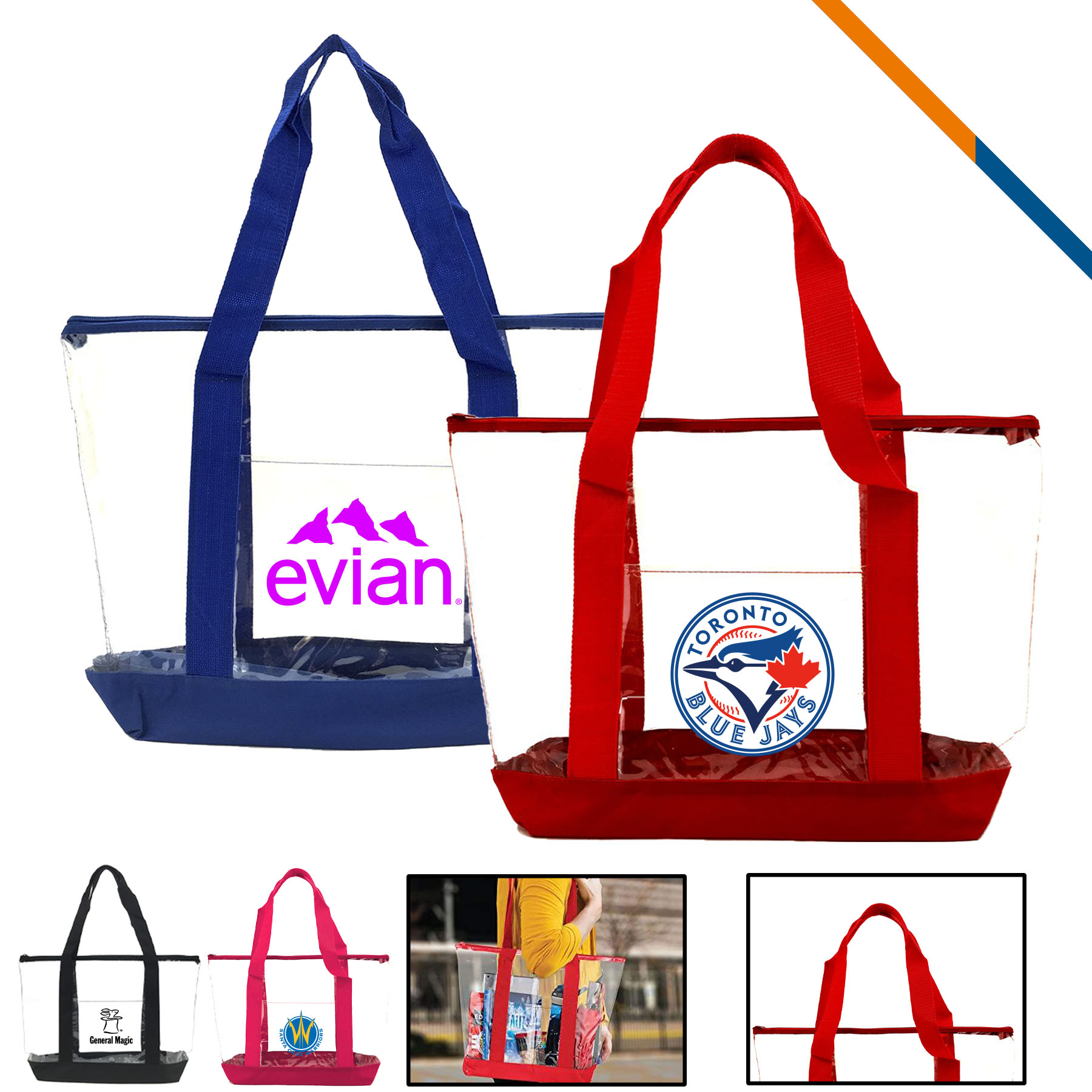 Clear Shopping Tote Bag 2