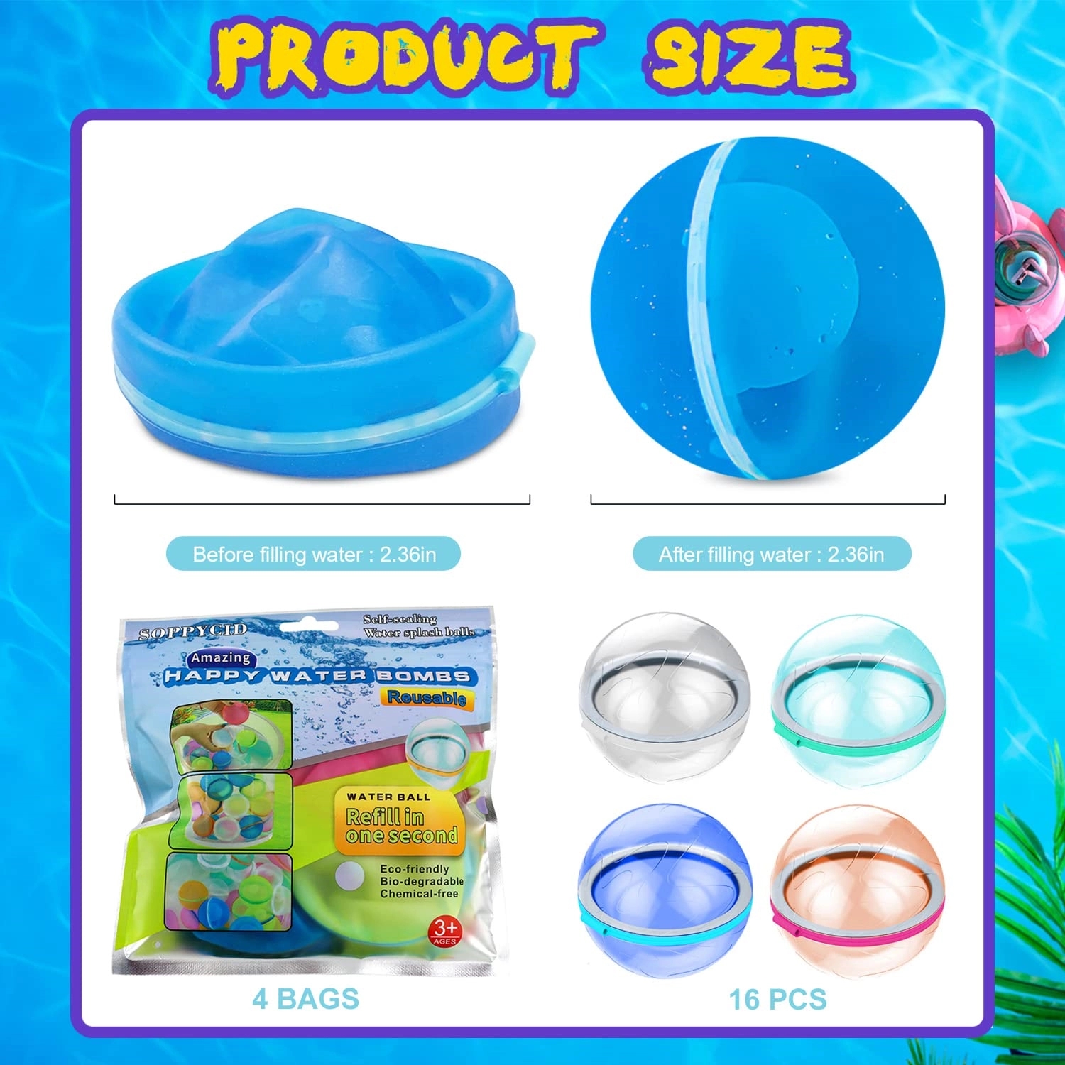 Reusable Water Balloons Bomb 3
