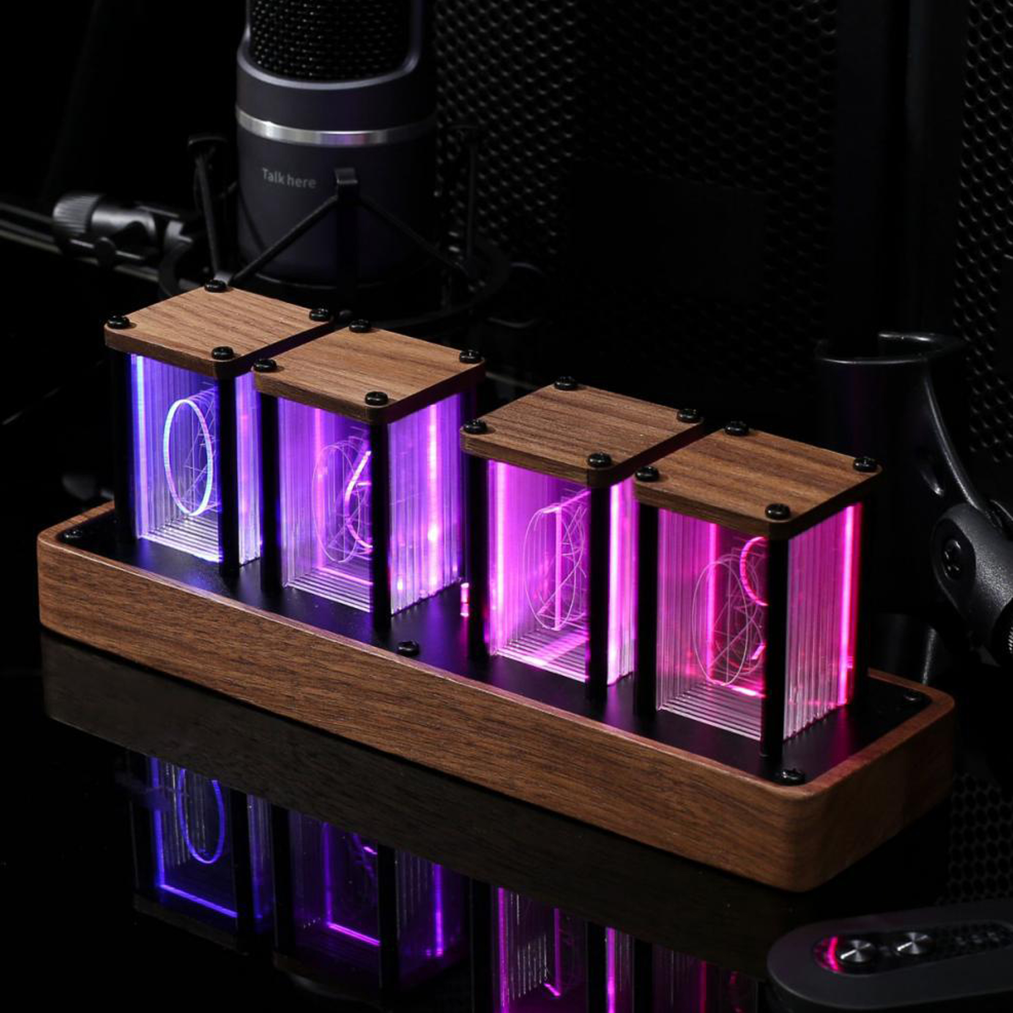 Nixie Tube-style Electronic Desk Clock 5