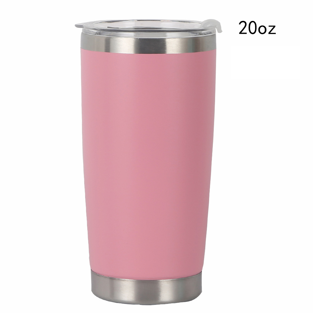 20oz Stainless Steel Vacuum Travel Mug Tumbler w/Lid 13