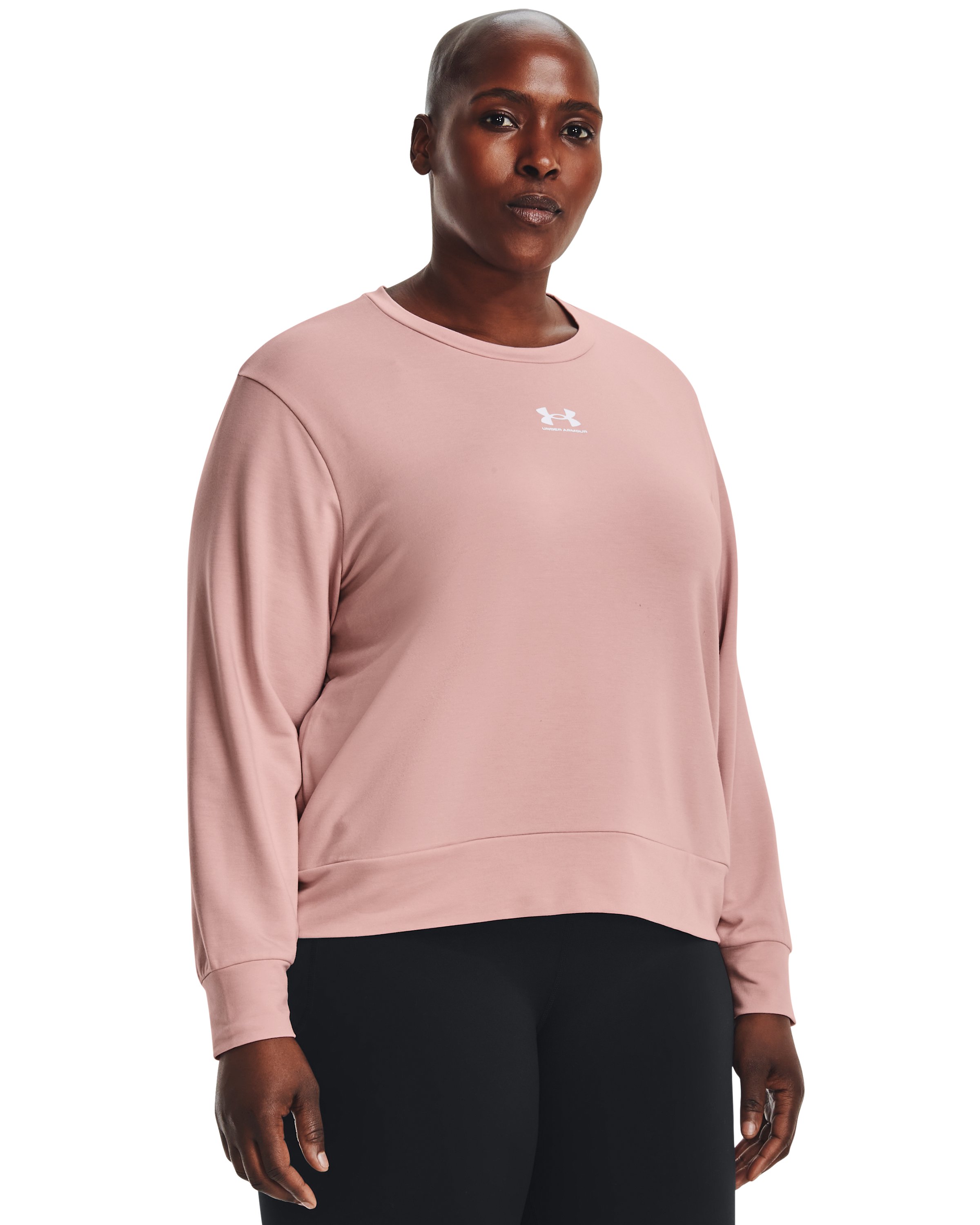 Women's UA Rival Terry Crew, custom hoodie or sweatshirt with logo imprint 6