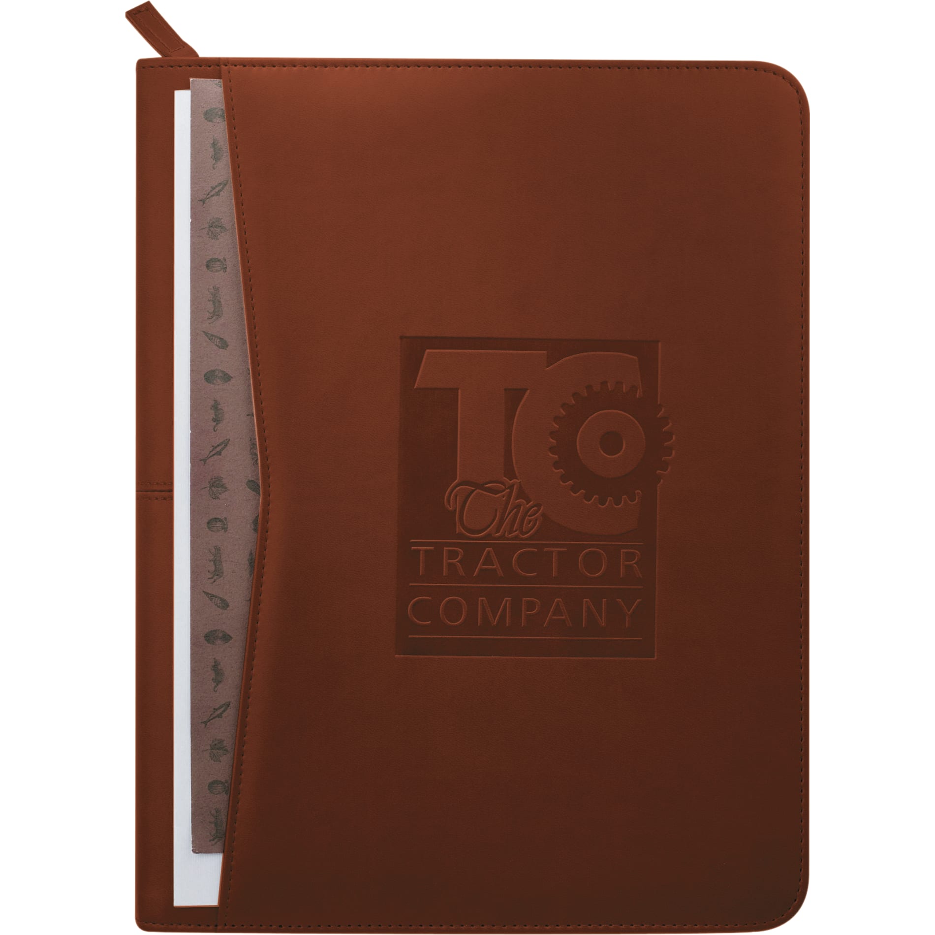 Zippered UltraHyde Padfolio FSC Mix Paper