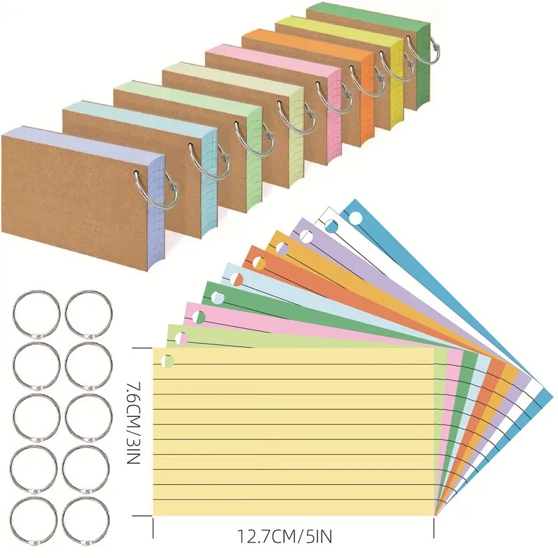 Customized Index Memo Kraft Cover Word Book 3