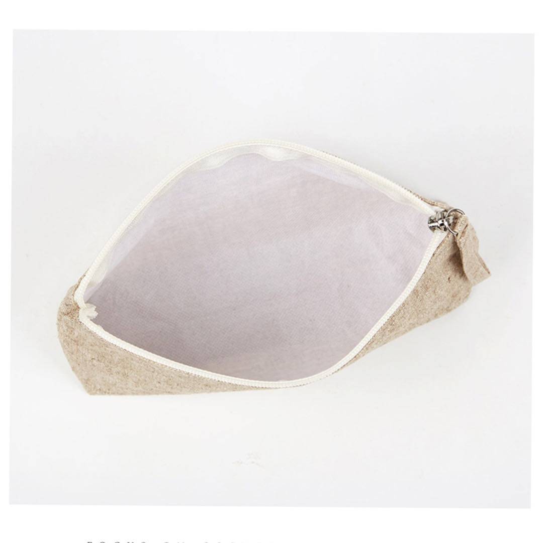 Canvas Cosmetic Bag W/ Lining 5
