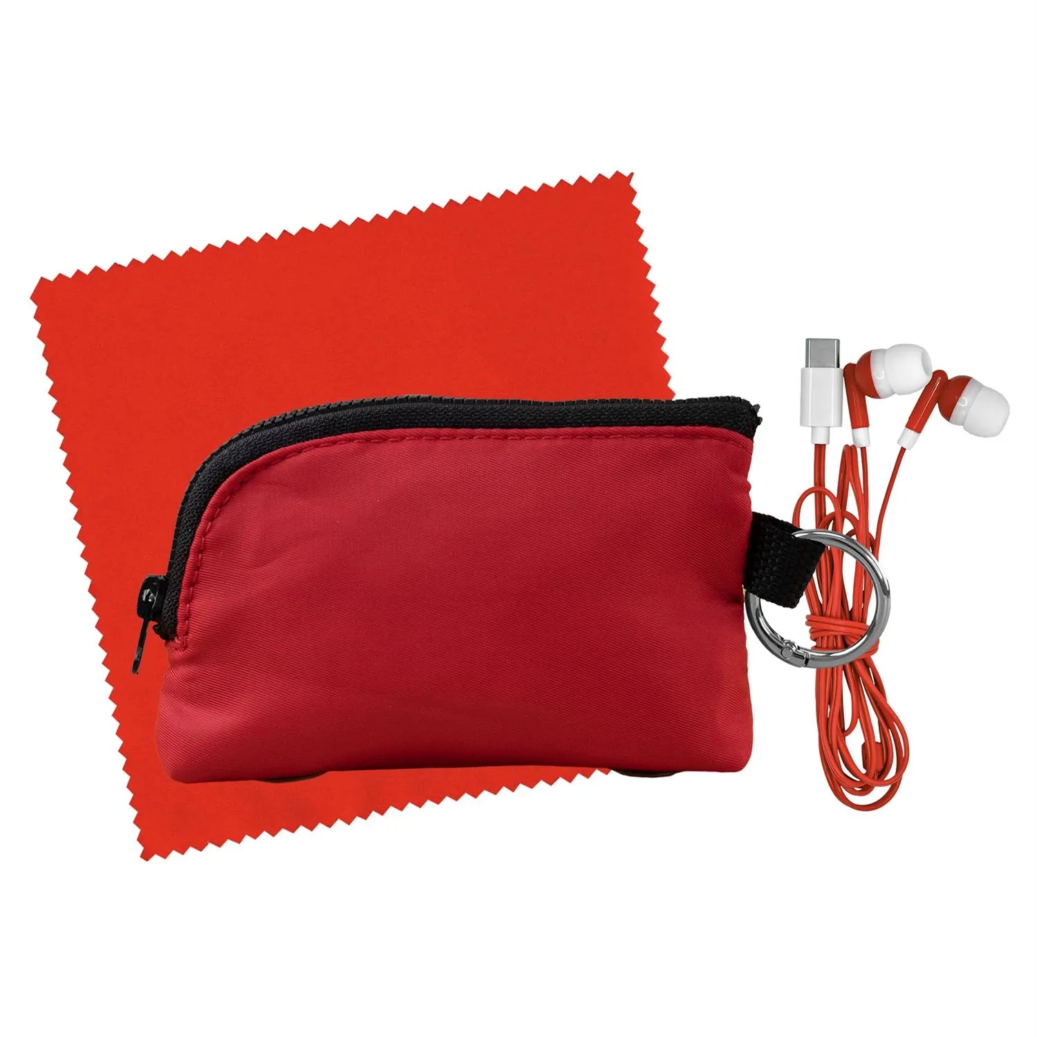Zip Around Cloth & Ear Bud Kit 3