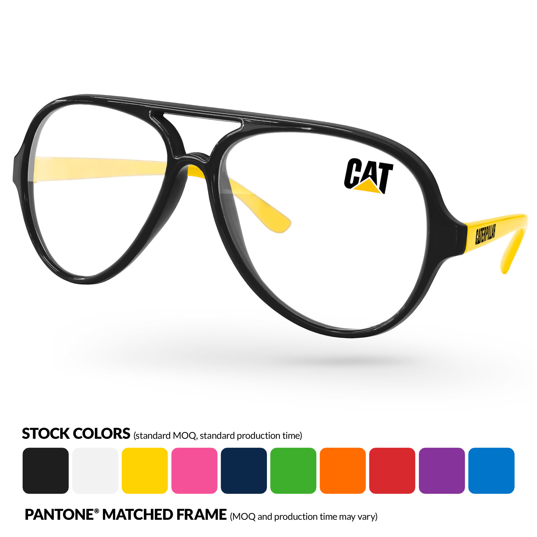 2-Tone Aviator Sport Eyeglasses 5