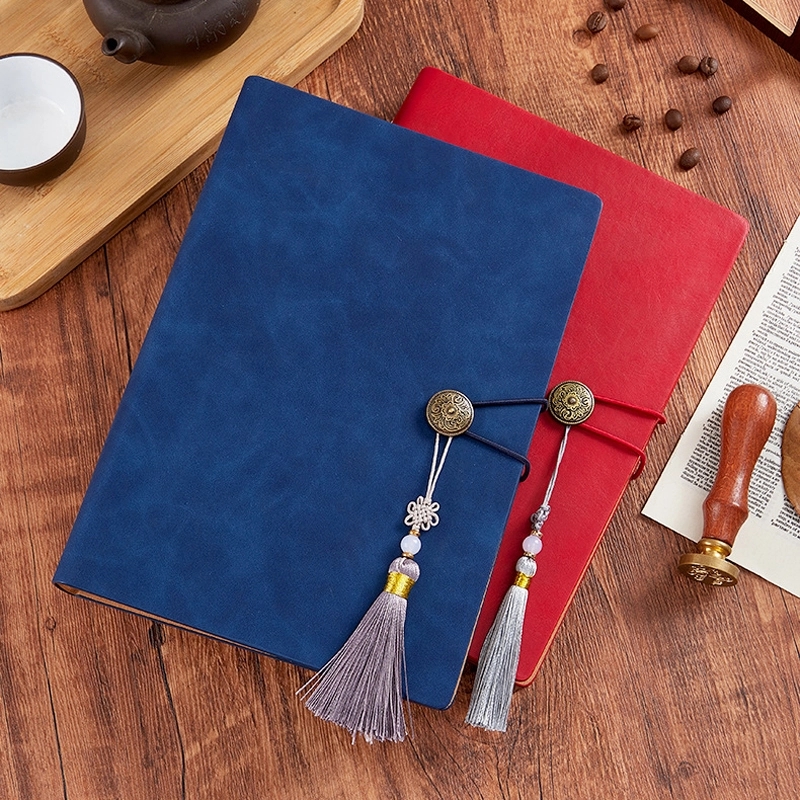 PU Leather A5 Business Travel Journal Binder Notebook 15