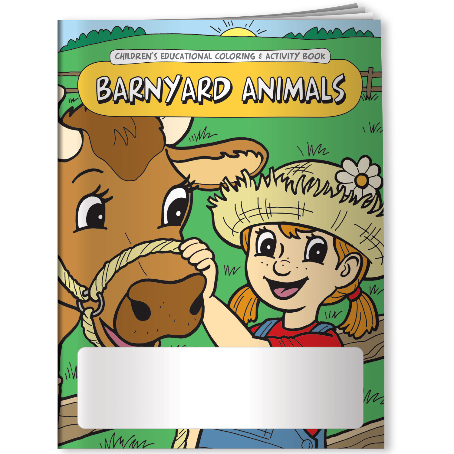Combo Pack - CB1031 Coloring Book & 4-Pack of Crayons (Imprinted) in a Poly Bag 7
