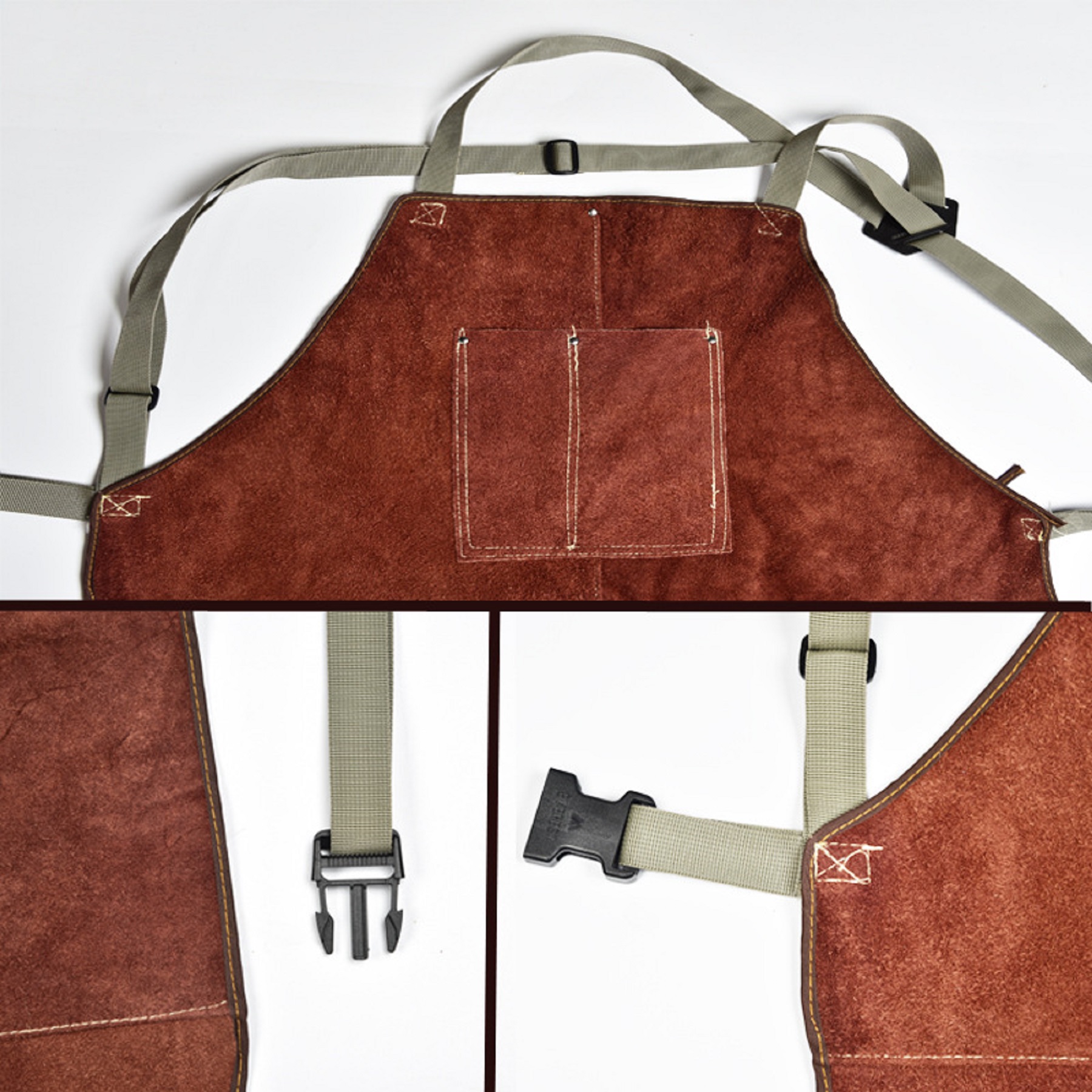 Ultimate Protection High Duty Cowhide Welding Apron 6