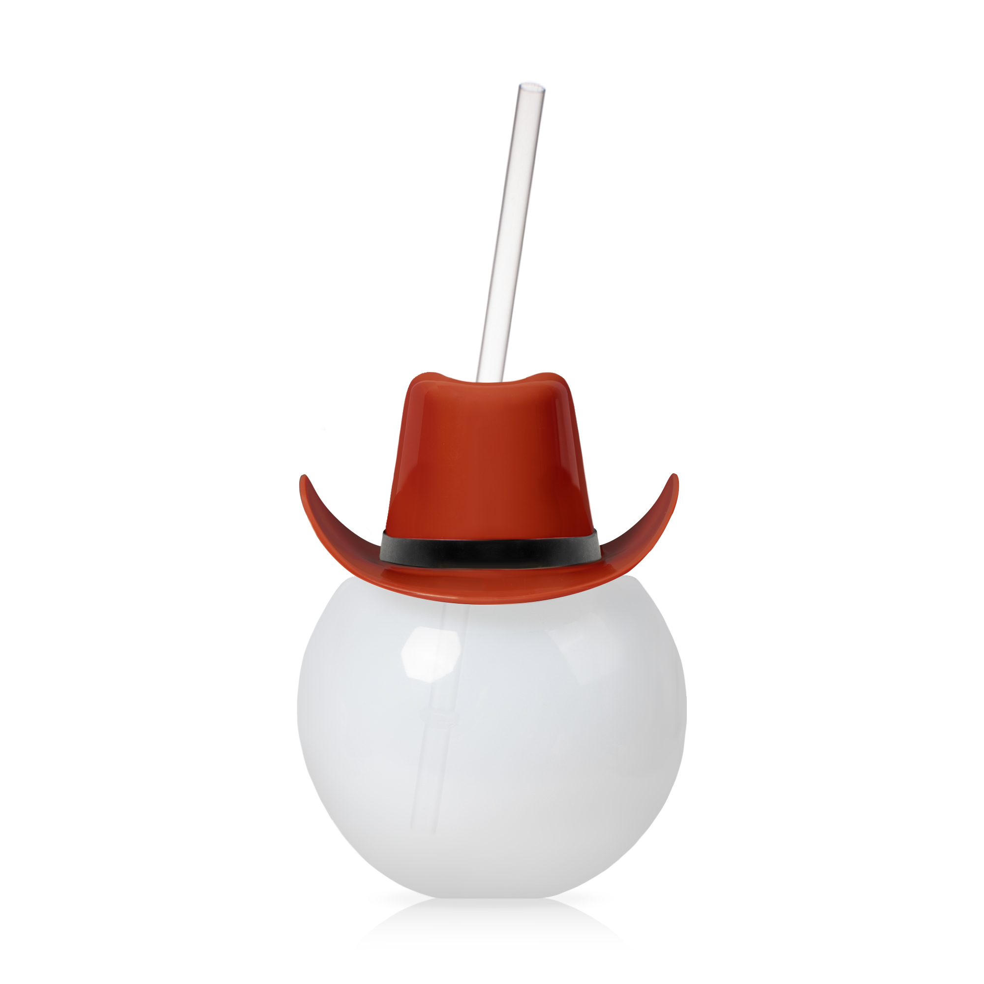 20oz Multicolor LED Ball Tumbler with Straw and Brown Hat(hat not assembled) 11