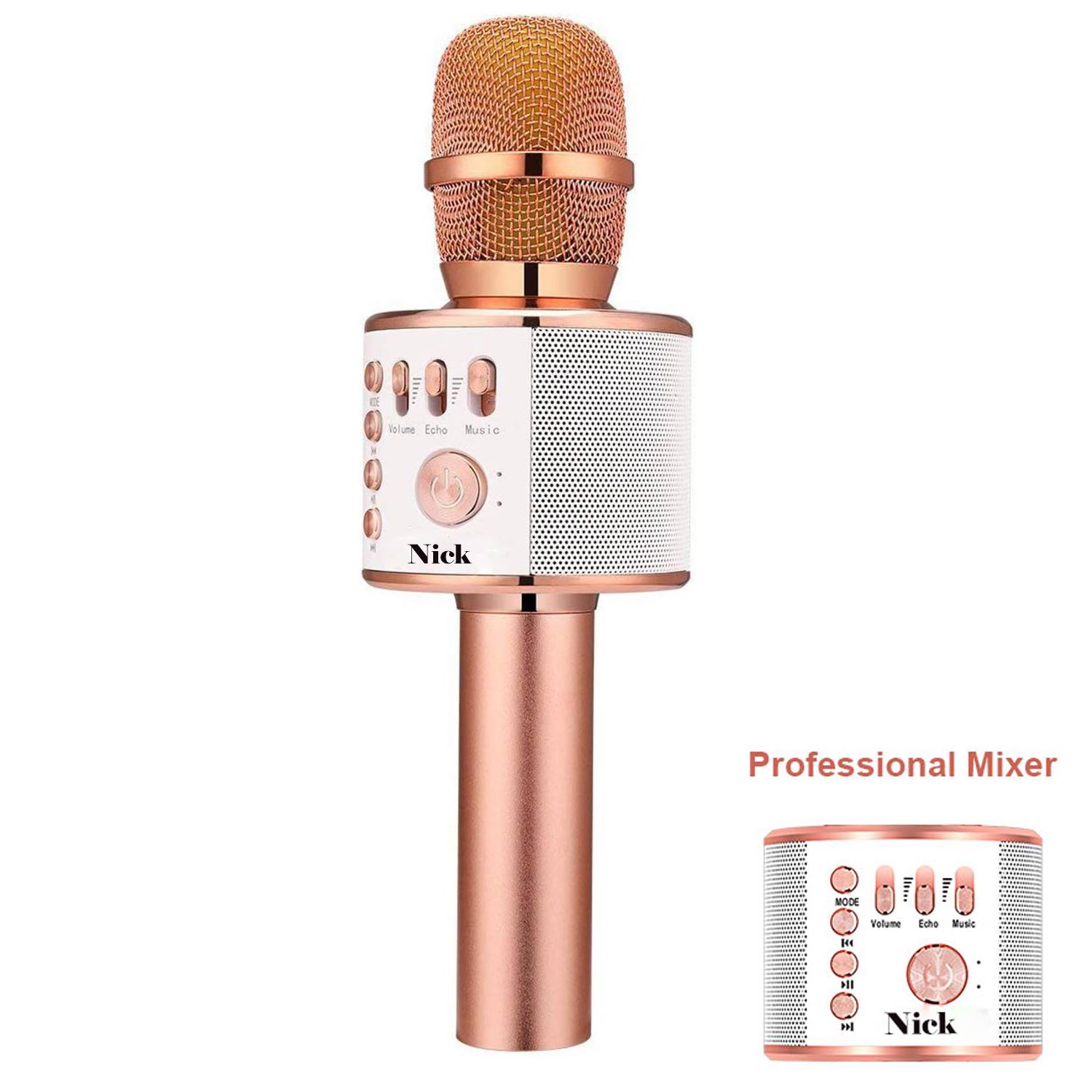 Wireless Bluetooth Karaoke Microphone