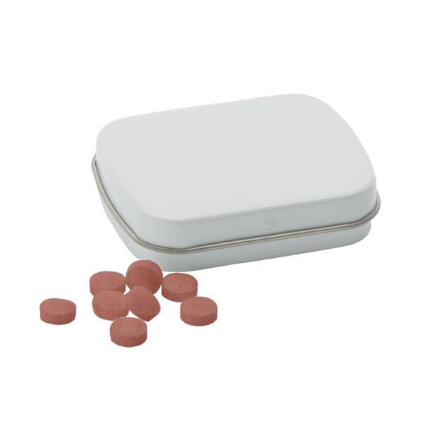Sugar Free Mints in a Small Rectangular Hinged Tin 31