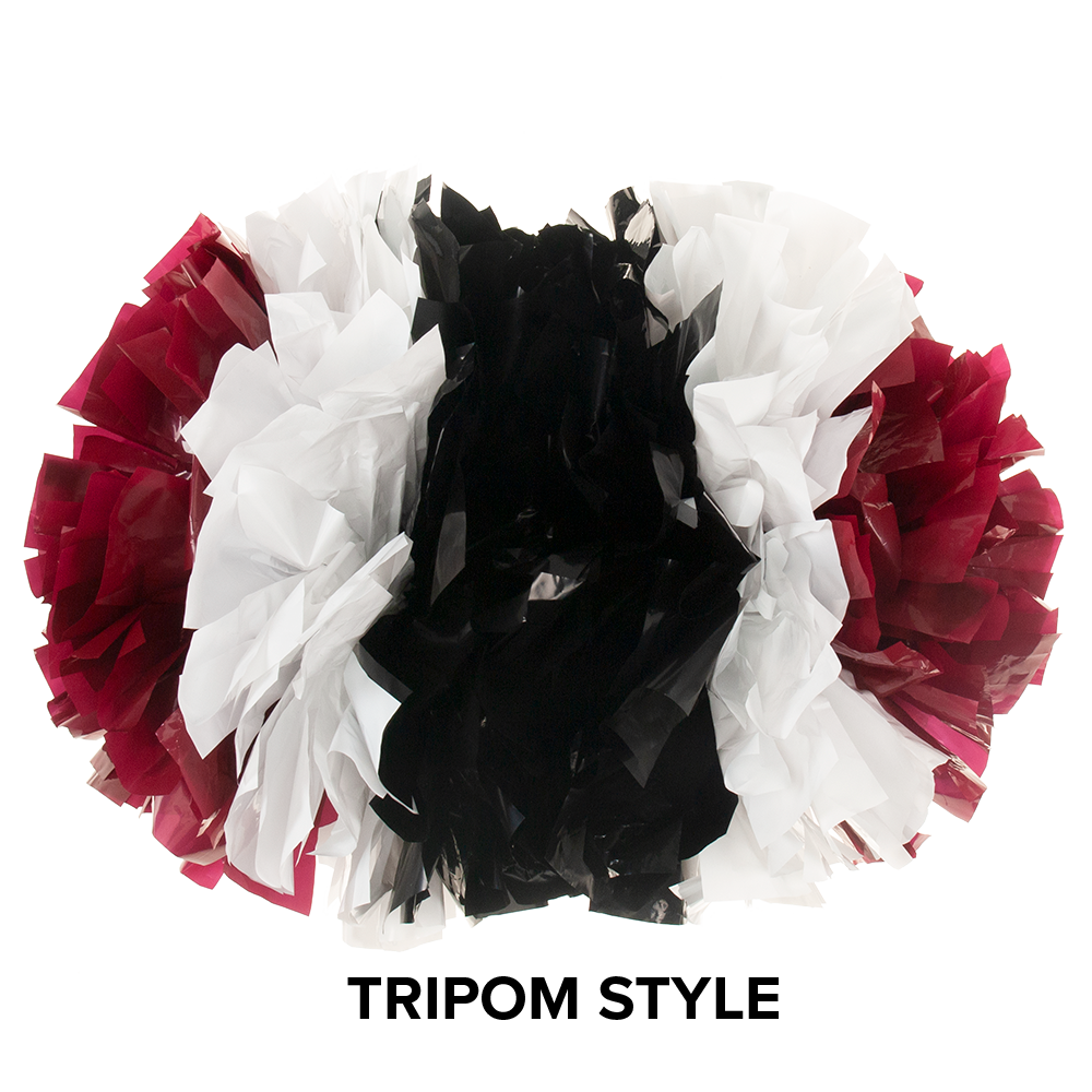 Custom Plastic Double Baton Pom 35