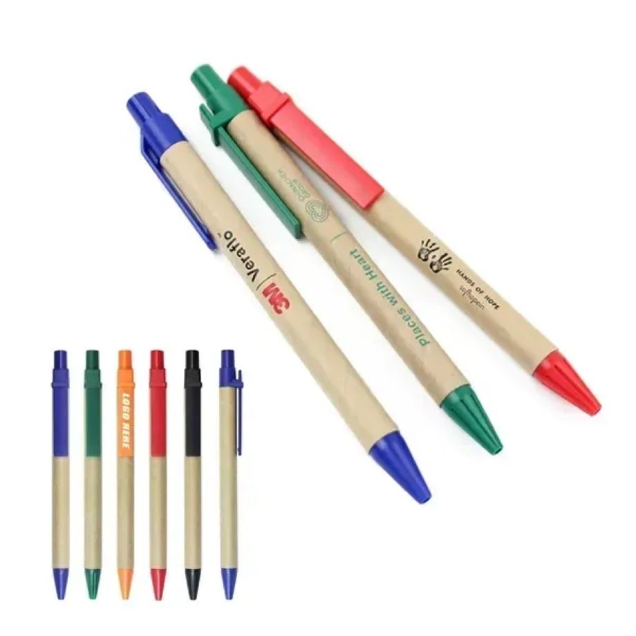 Eco Friendly Recycled Kraft Paper Ballpoint Pen 1