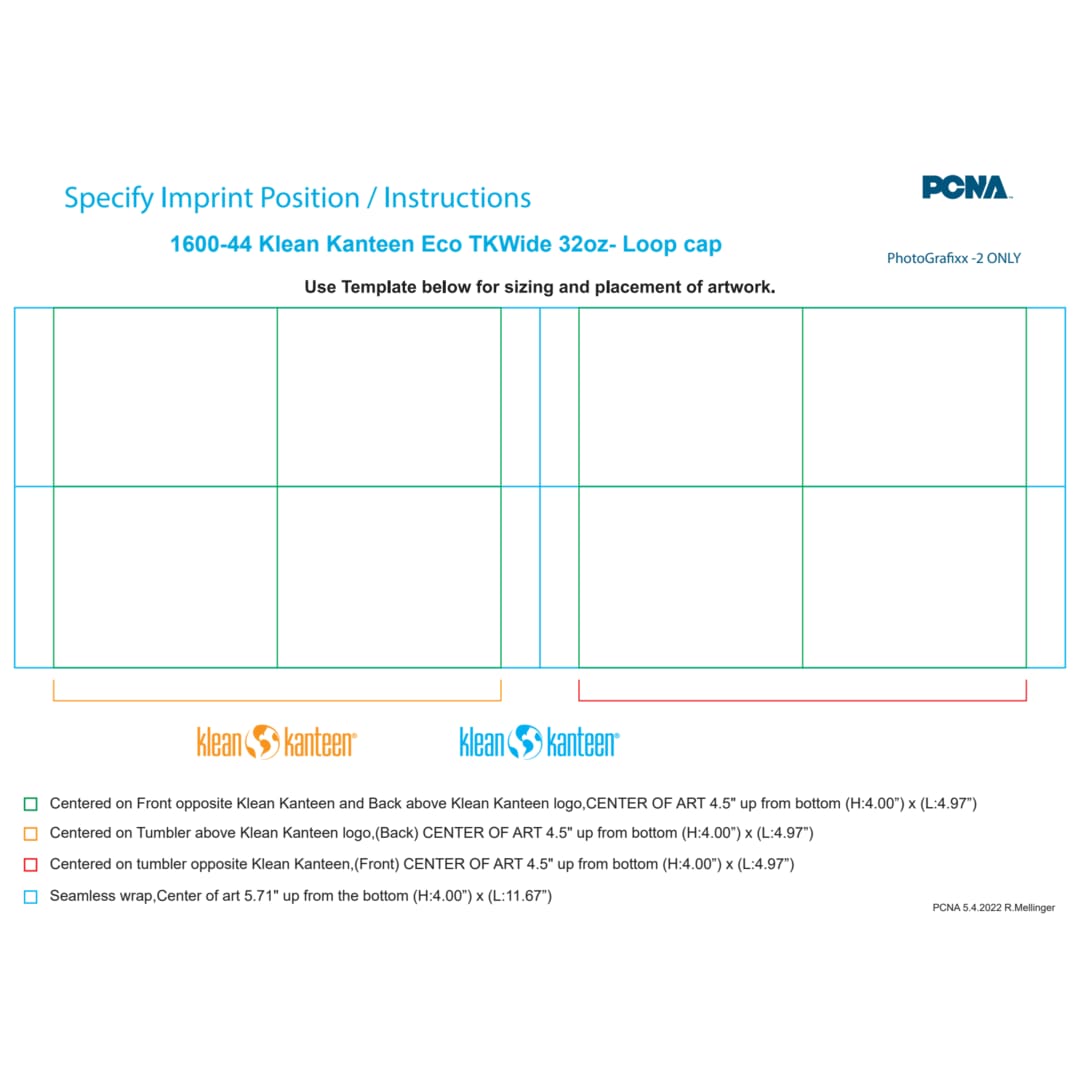 Klean Kanteen Eco TKWide 32oz- Loop cap 43