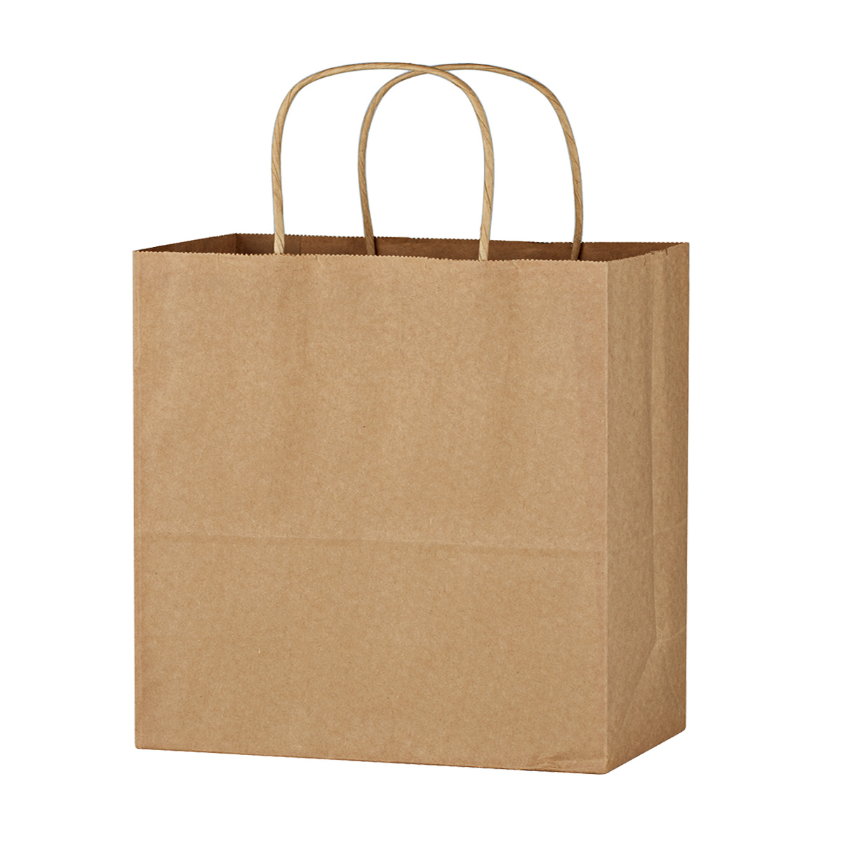 Kraft Paper Brown Wine Bag - 13" x 13" 2