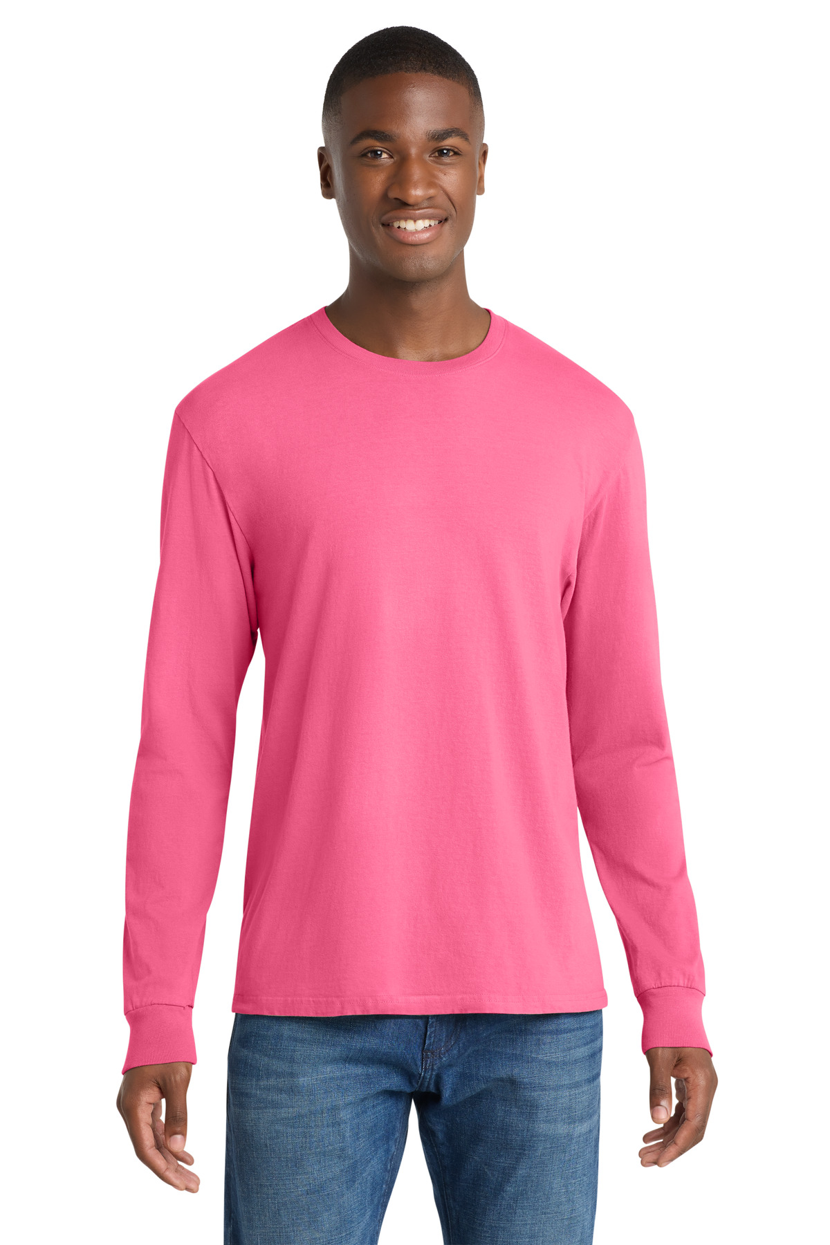 Port & Co Beach Wash Garment-Dyed Long Sleeve Tee PC099LS 19