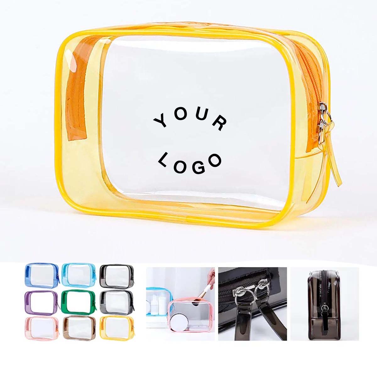 Lightweight PVC Zipper Bag for Beauty Storage 2