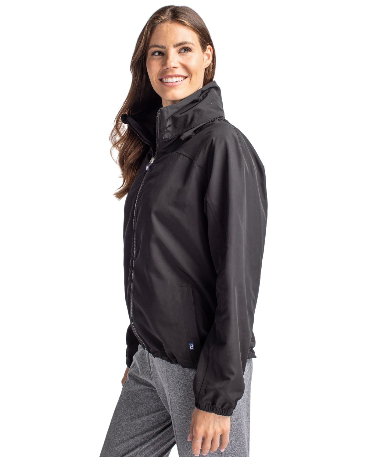 Cutter & Buck Charter Recycled Packable Womens Full Zip Jacket? 54