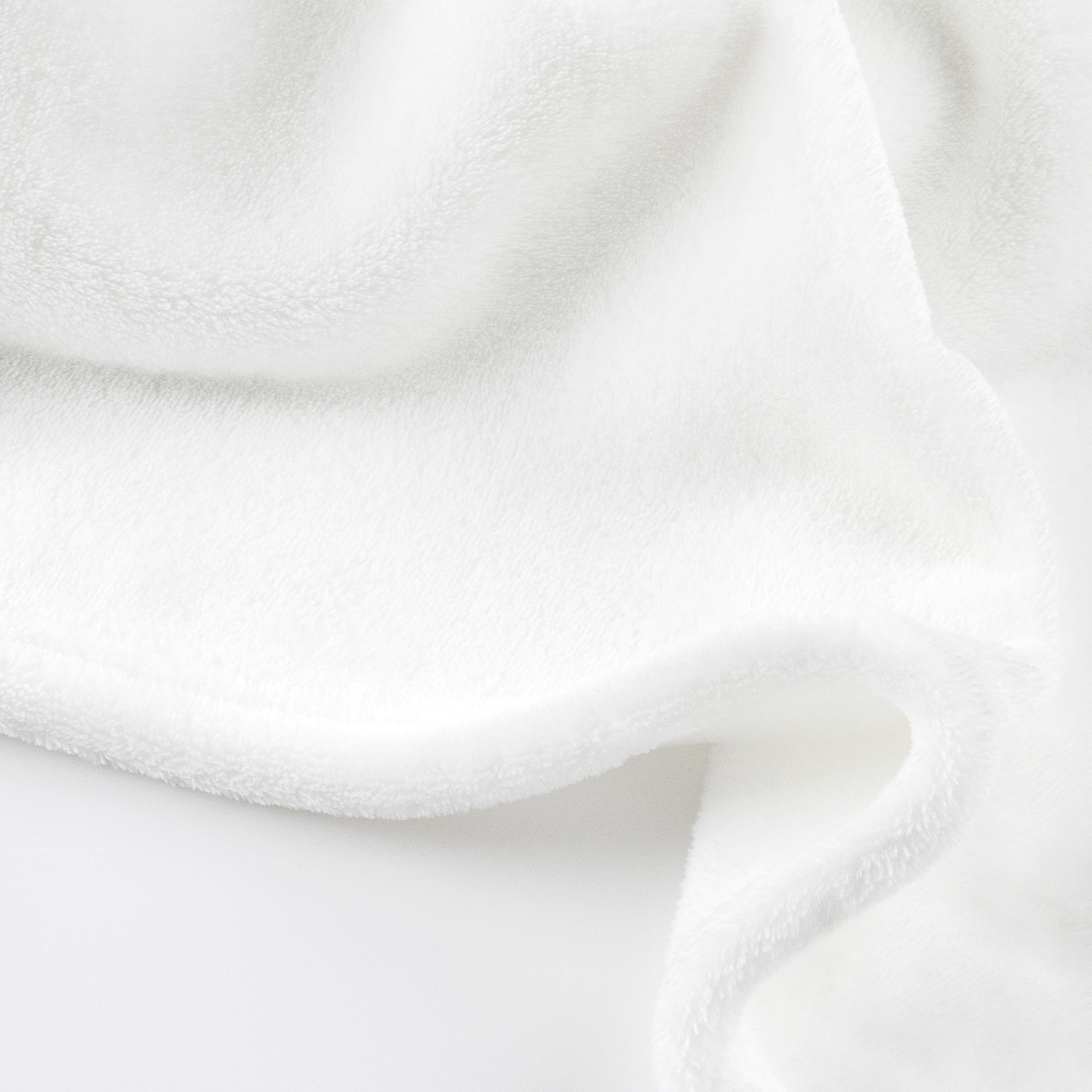 Plush and Cozy Mink Flannel Fleece White Couch sized Blanket, 50x60, Blank Only 10
