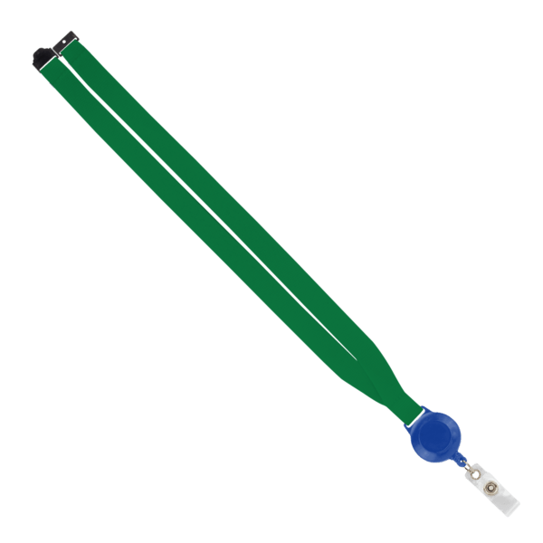 IMPORT 3/4" Polyester Lanyard with Retractable Badge Reel and IPH7 back of neck convenience release. 41