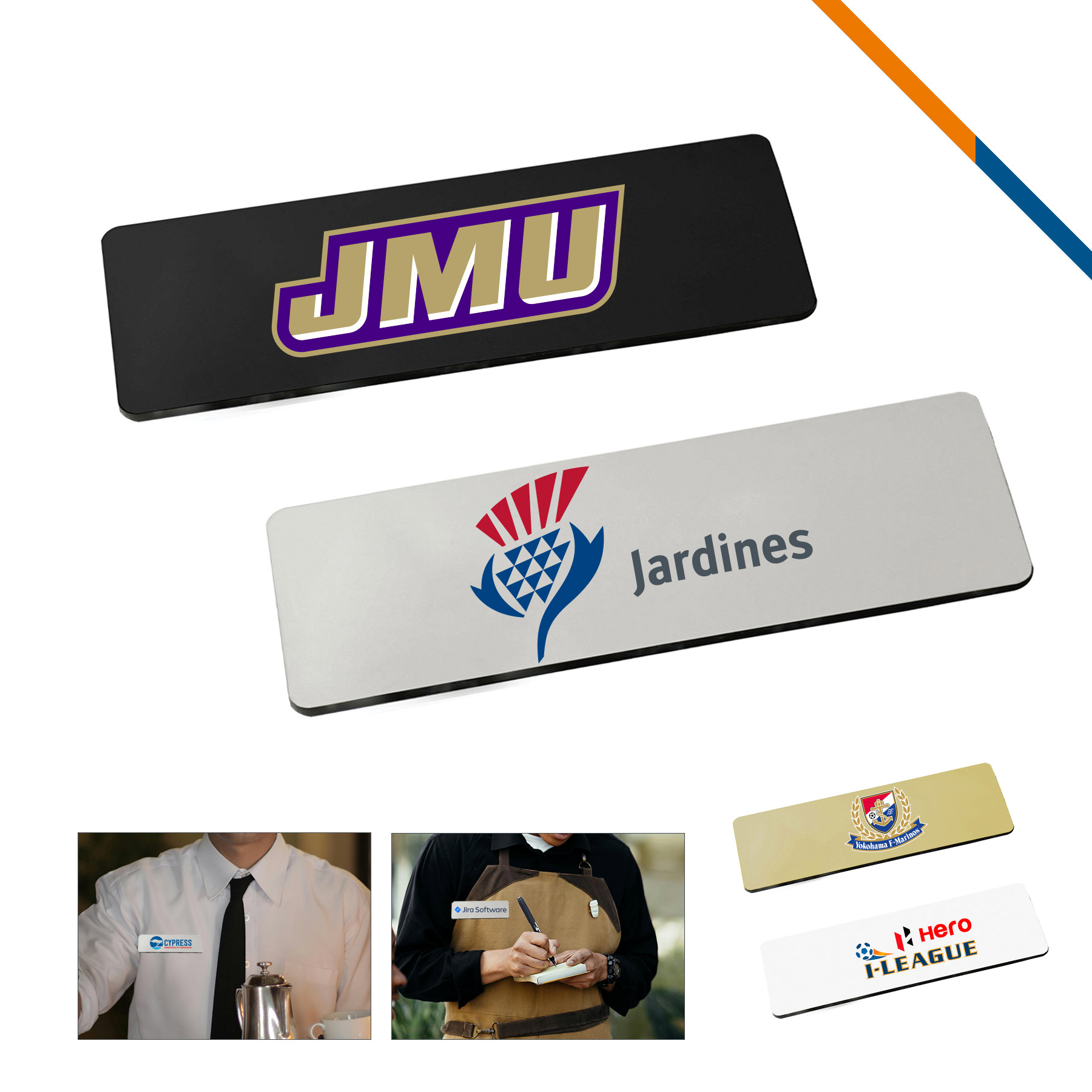 Bolin Metal Name Badge 9