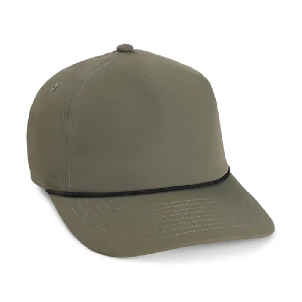 Imperial 5054U The Harrison 5-Panel Performance Rope Cap with Leatherette Patches or Embroidery 2