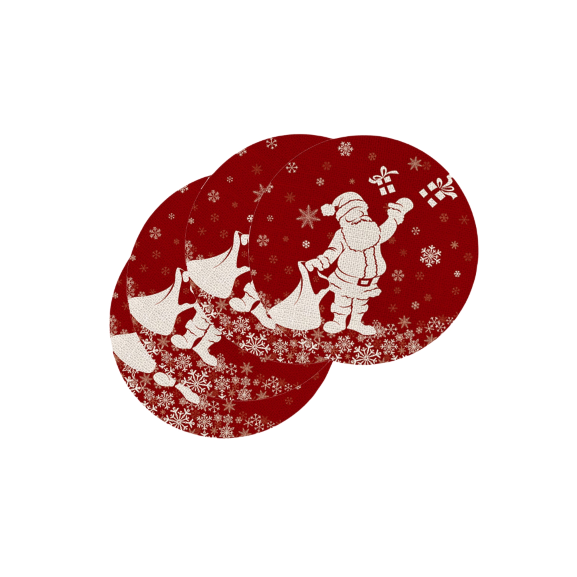 Christmas Background Winter Home Decoration Place Mats 8
