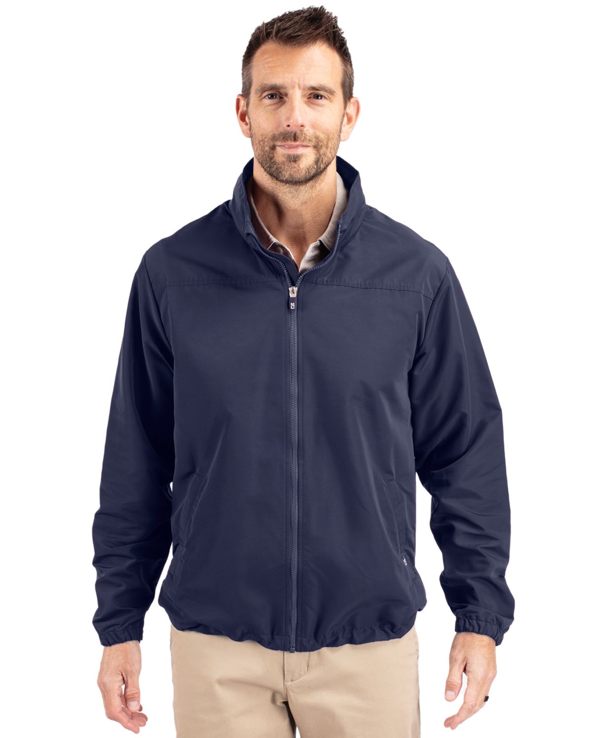 Cutter & Buck Charter Recycled Packable Mens Full Zip Jacket 41