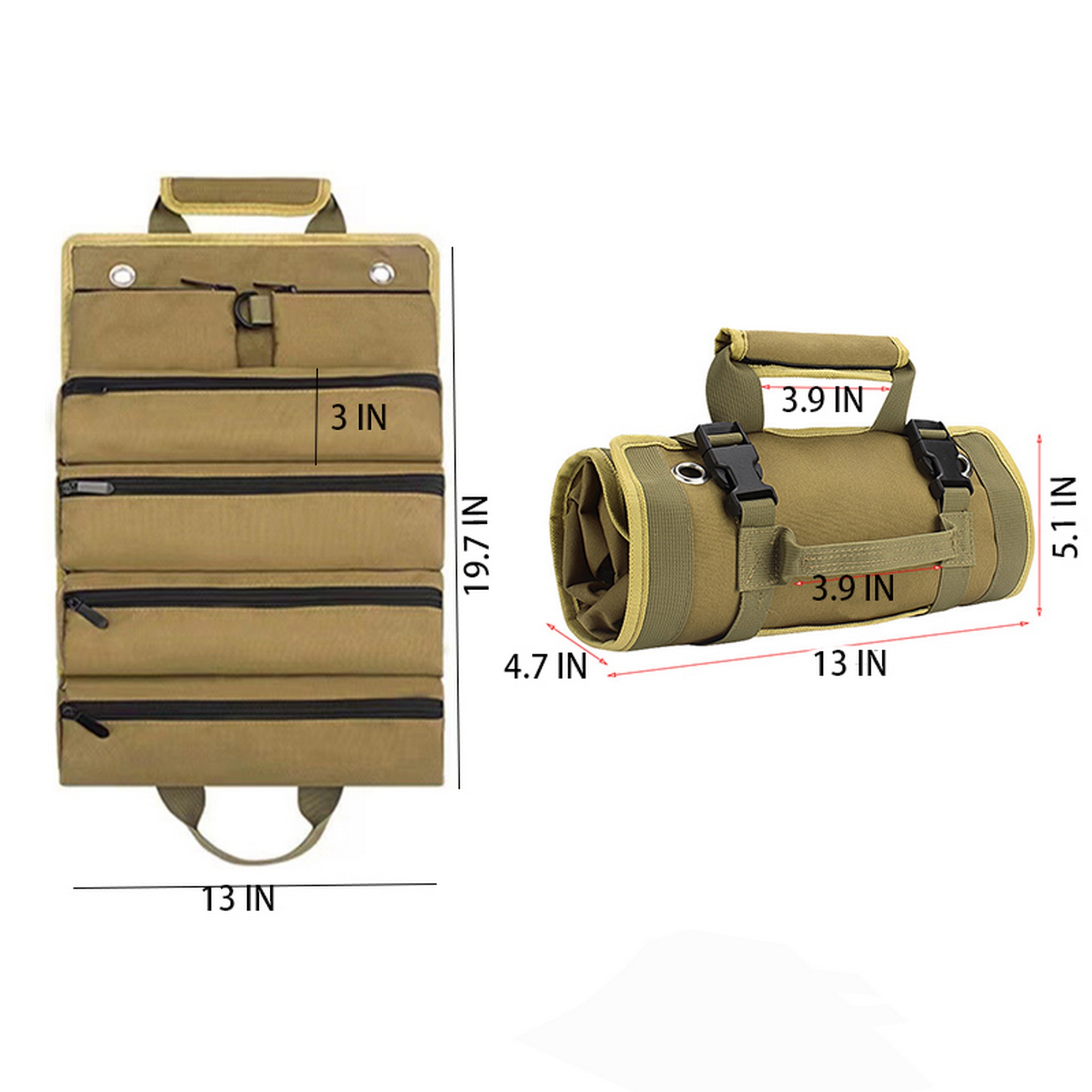 Roll Hardware Tool Storage Bag 4