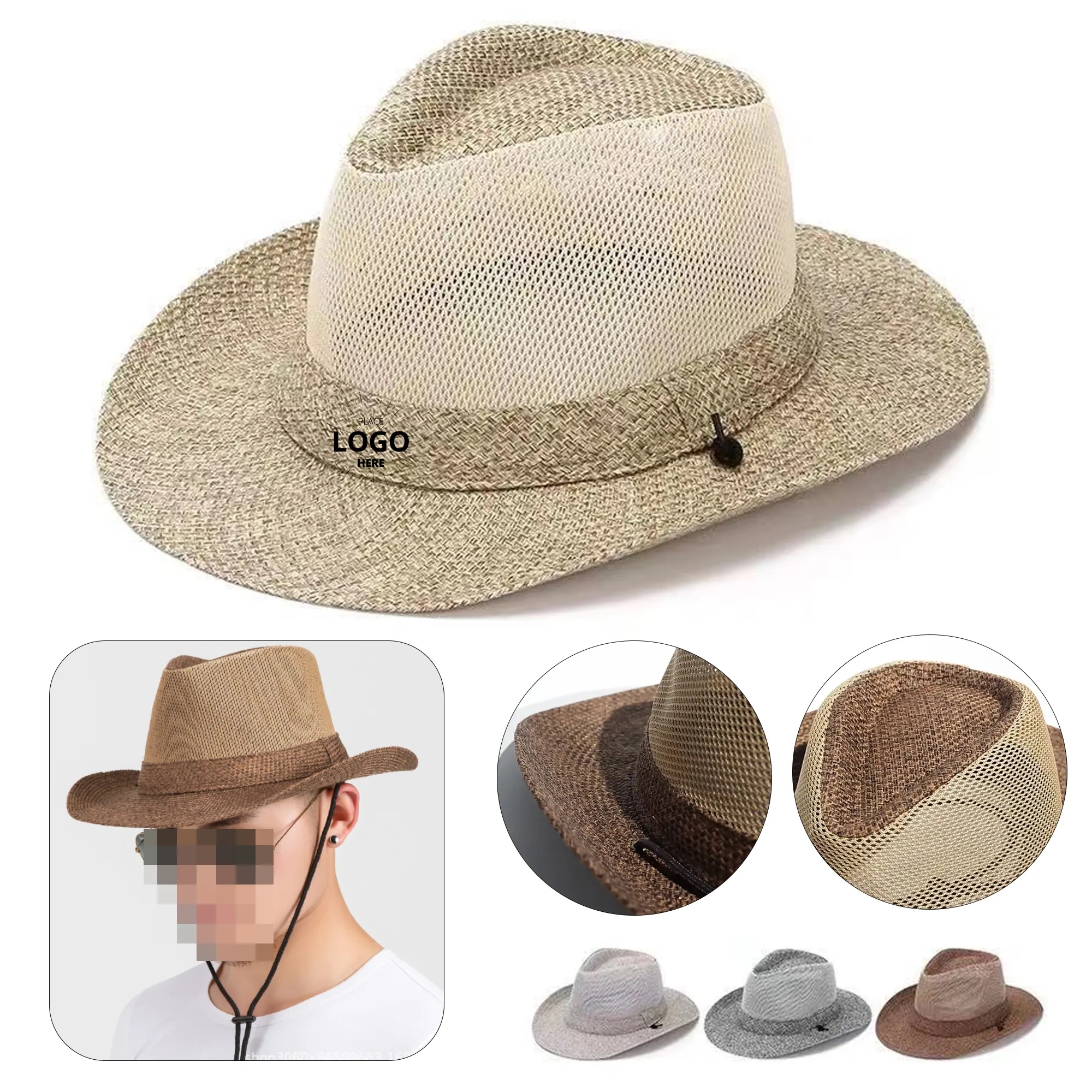 Straw Breathable Fishing Hat 2