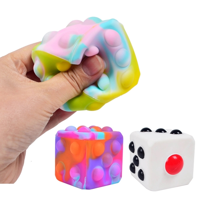 Dice Shaped Push Bubble Fidget Toy 3