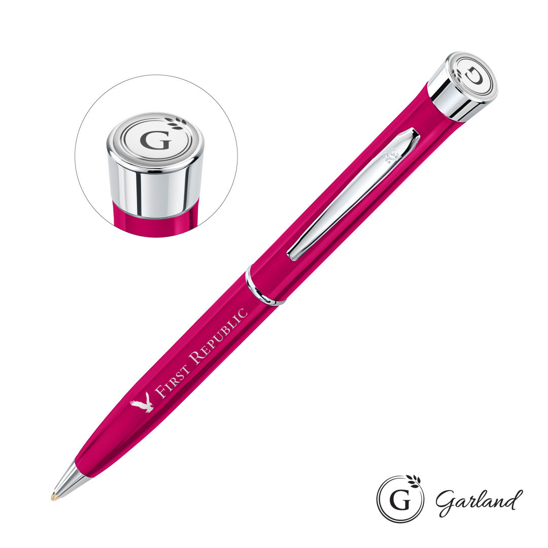 Garland® Color Twist Ballpoint Pen - Chrome Accent 6