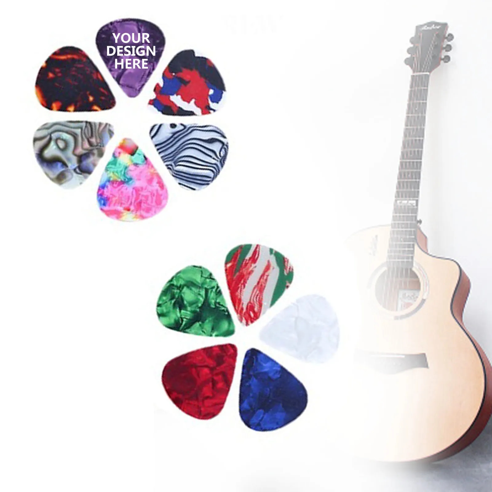 Celluloid Guitar Pick MOQ100 3