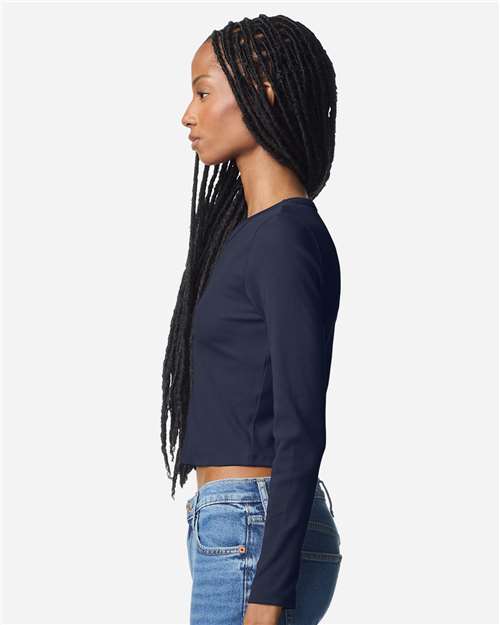 Women's Baby Rib Long Sleeve Fitted Tee - BR2107 67