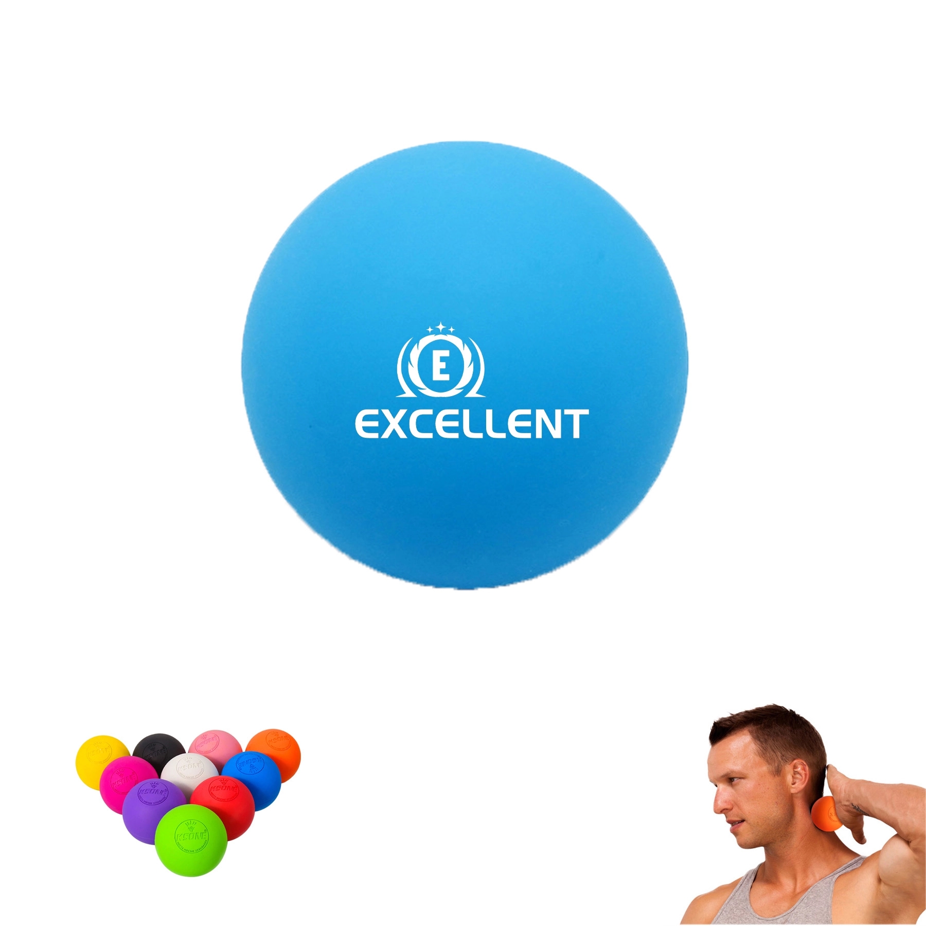 High Quality Silicone Massage Hockey Fascia Ball 2