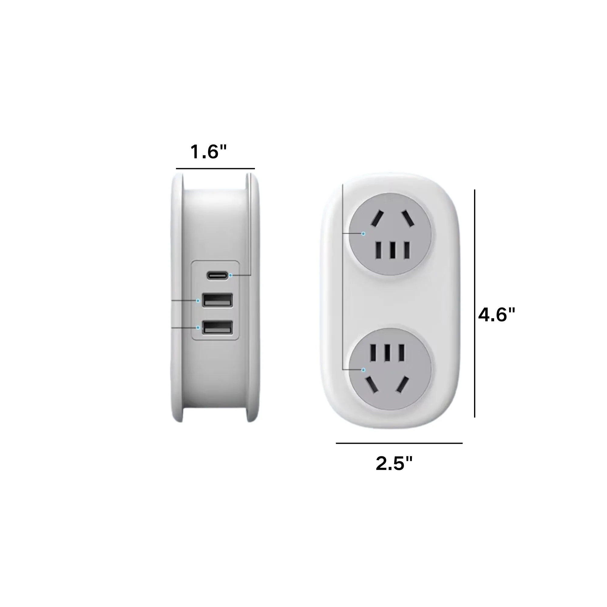 Usb Travel Socket Portable 4
