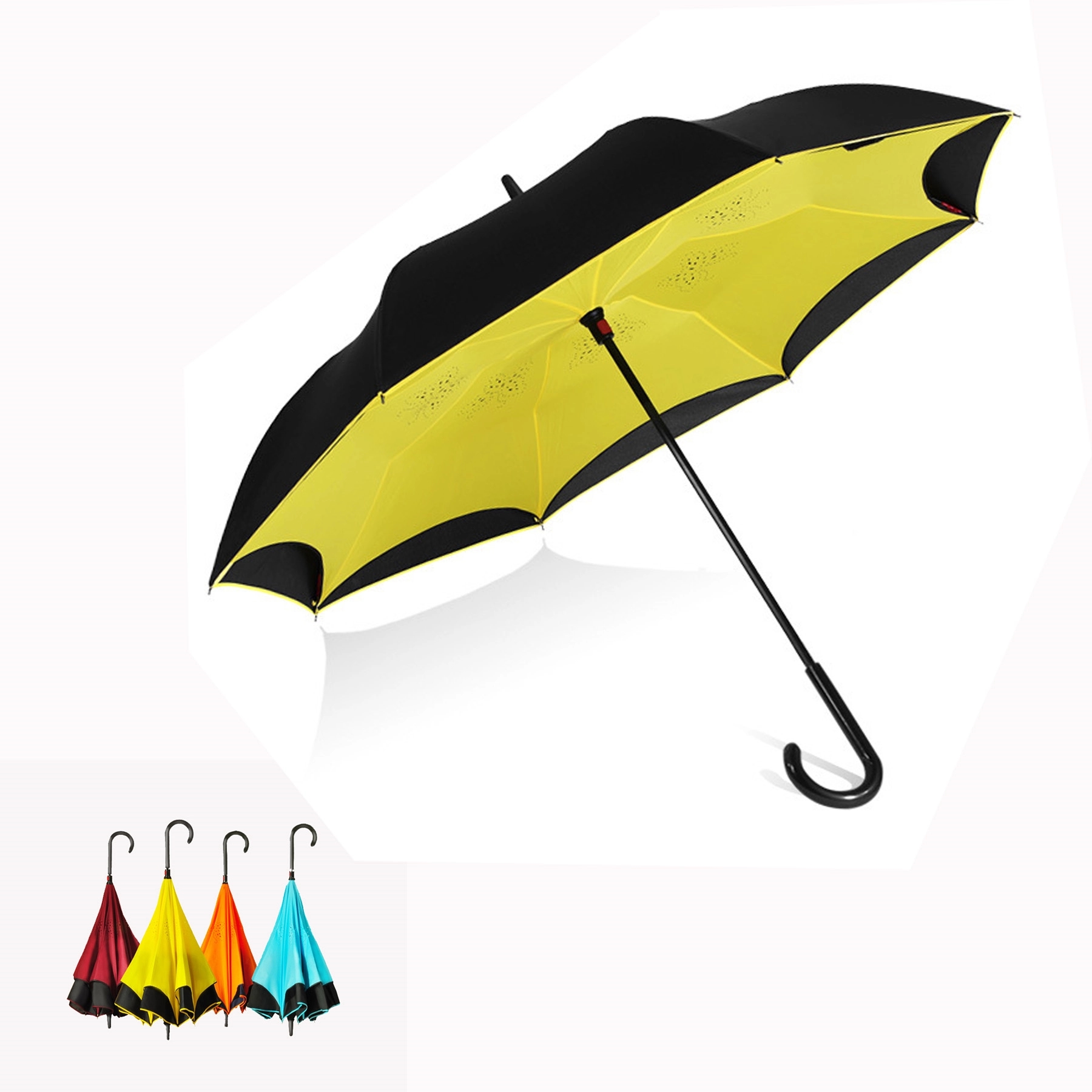 Auto Open Reverse Inverted Umbrella 3