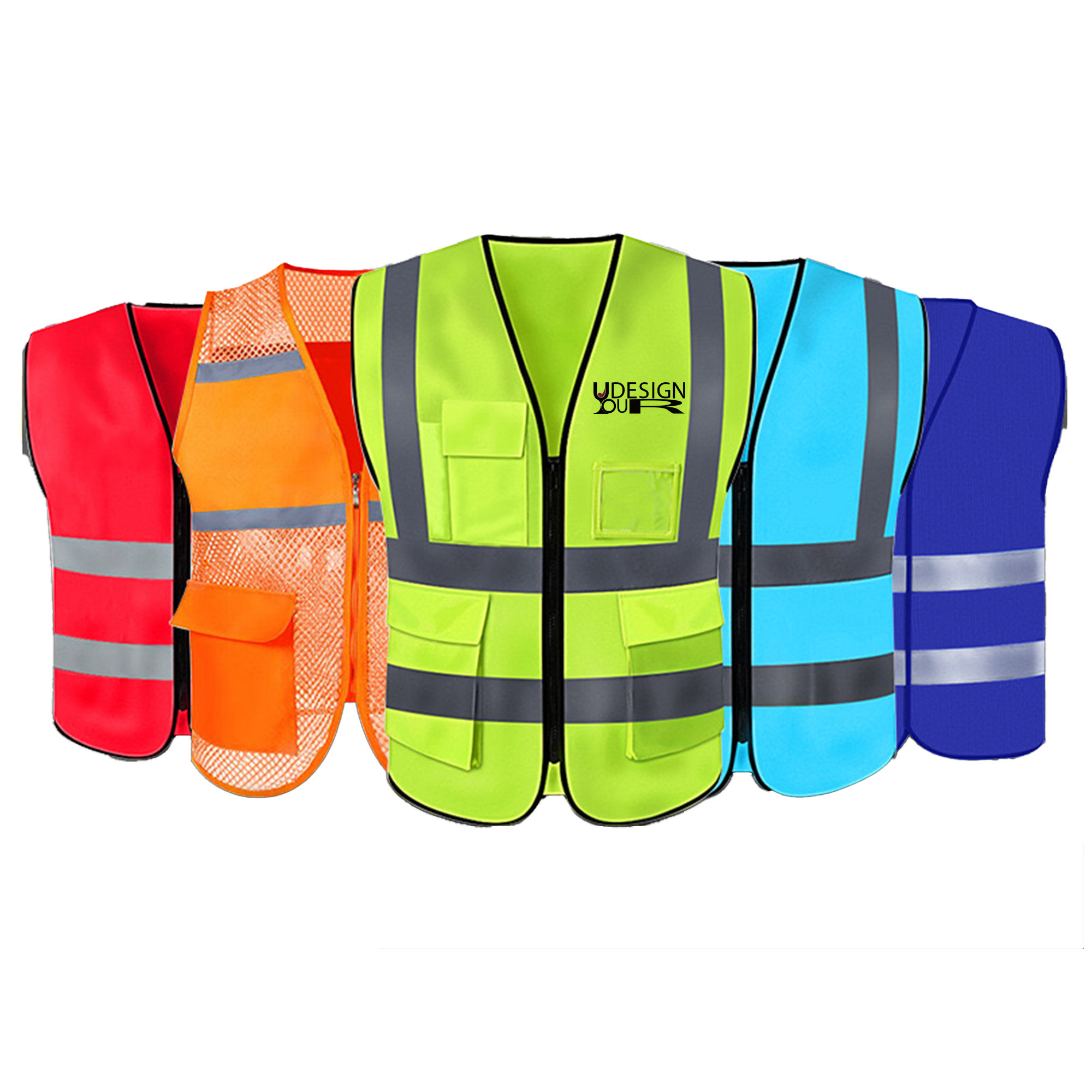Adult safety reflective vest Volunteer 1