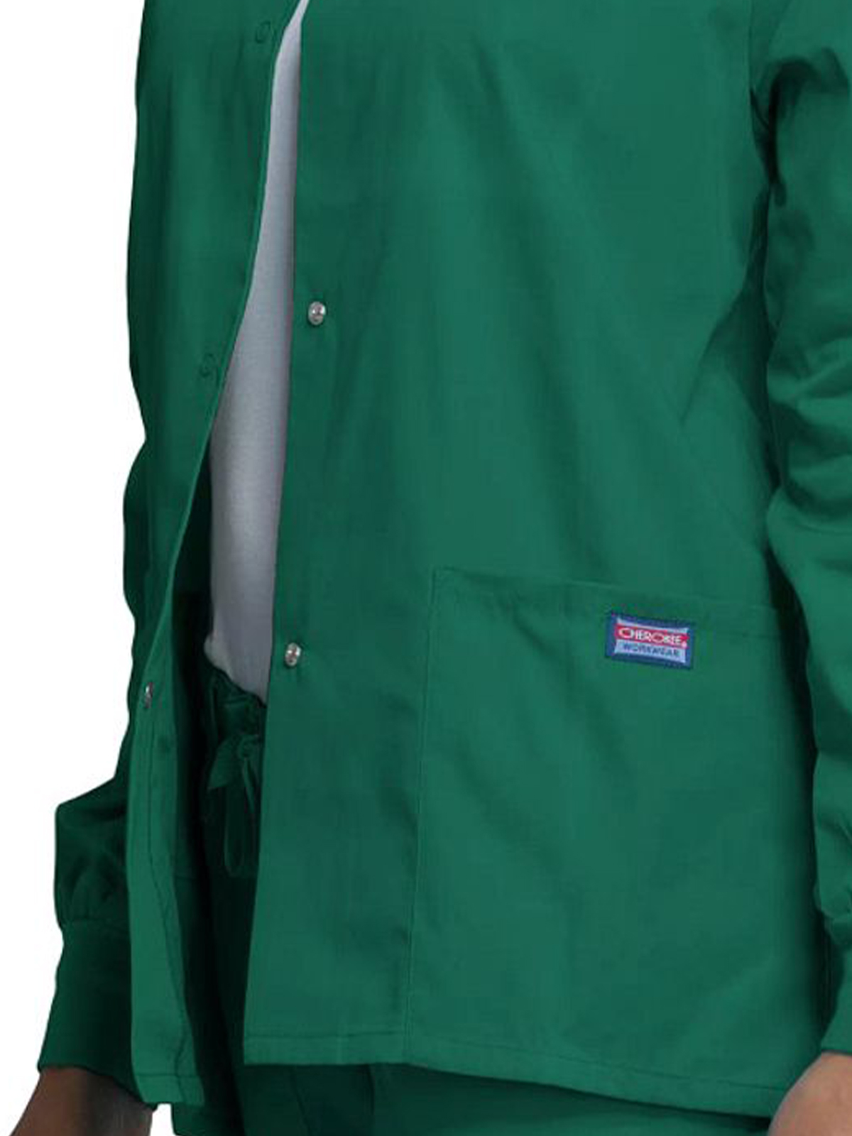 Cherokee - Workwear Originals - Women's 3-Pocket Snap Front Jacket 41